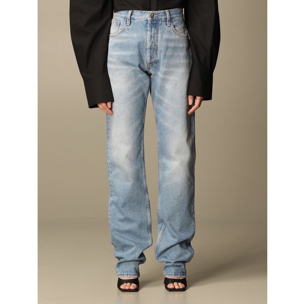 The Attico high-waisted boyfriend style jeans size 28